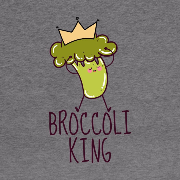 Broccoli King Funny by DesignArchitect